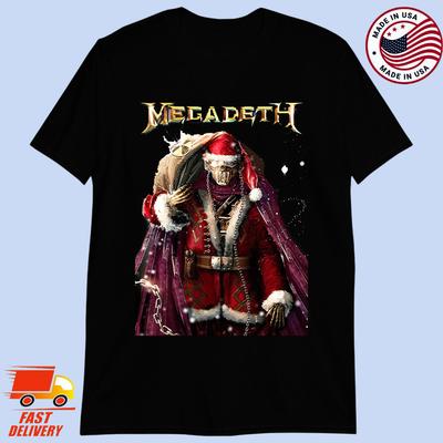 Vintage Megadeth Band Christmas T-shirt Size S To 5XL NE224 Unisex T-Shirt