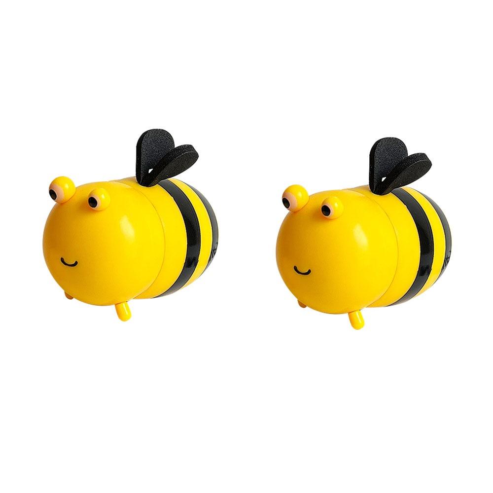 

2 шт. Милая зубочистница в форме пчелы, пластиковая баночка для зубочисток в виде маленькой пчелы, настольное украшение 2Pcs