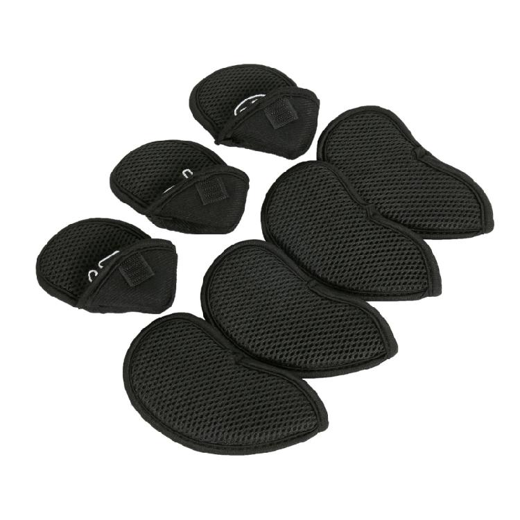 10Pcs Mesh Fabric Golf Head Covers Golf Club Head Golf Wedges Covers with Number