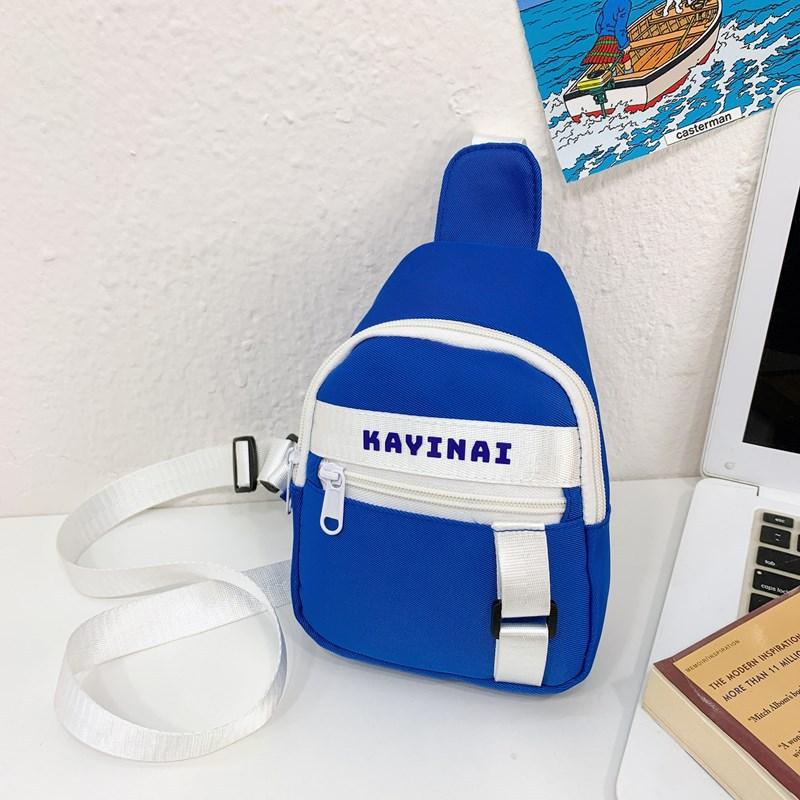 Buchstabe Kayinai Print Kinder Brusttasche Leichtgewichtige Einzel-Schultertaschen Crossbody