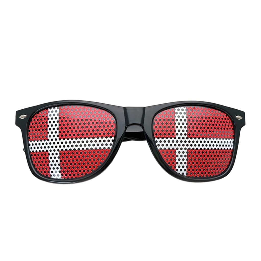 Multicolored Flag Sticker Sunglasses