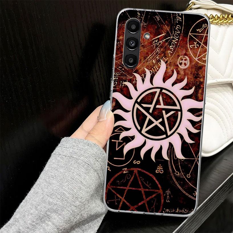 

Babaite Supernatural SPN Case for Samsung A17 A16 A56 A36 A26 A15 A55 A35 A25 A14 A54 A34 A24 Phone Cover A13 A53 A33 A23 A05S A Samsung A25