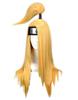 Anime Deidara 65cm Long Golden Styled Heat Resistant Synthetic Hair Cosplay Costume Wig + Headband + Wig Cap