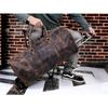 Weekender Leder Seesack für Herren Übernachtung Vintage Reise Duffle mit Schultergurt Handgepäck Sport Fitnessstudio 24 Zoll