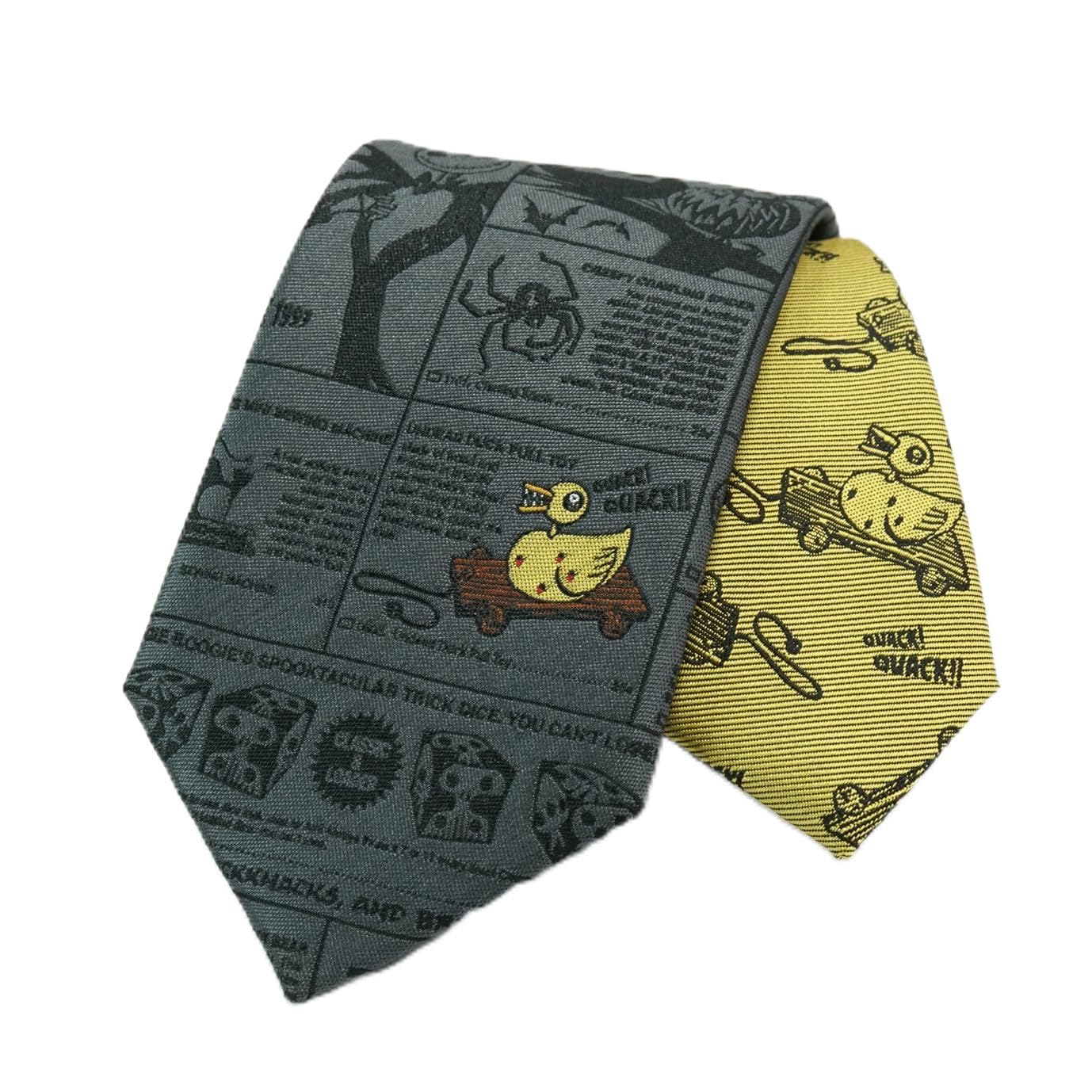 

Disney Tie DNDW0941 Nightmare Before Christmas Killer Duck Character Party Gray, Tie, Gift,