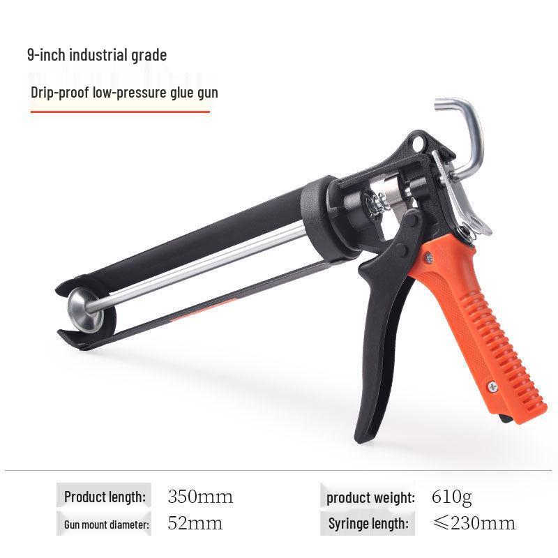 Global Siligun Silicone Caulk Gun: Aluminum Alloy, Labor-Saving Sealing, Grouting Tool стандартный