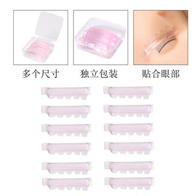 12 stuks/6 maten Lash Lift Pads, Jelly Lash Lift Staafjes Zelfklevende Siliconen Pads C-Krul Wimperlifting Schild, Doe-het-zelf Gebruik thuis