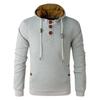Mens Cowl Winter Neck Hooded Sweatshirt Coat Jacket Outwear Sweater Tops Jumper