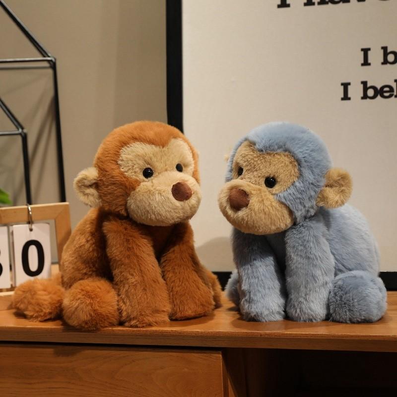 Monkey Wave Doll Hair Doll Baby Soothing Doll Plush Toy Gift 40cm Simulation