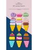 Toddler Educational Wooden Ice Cream Truck Toy: Shape & Color Matching Game