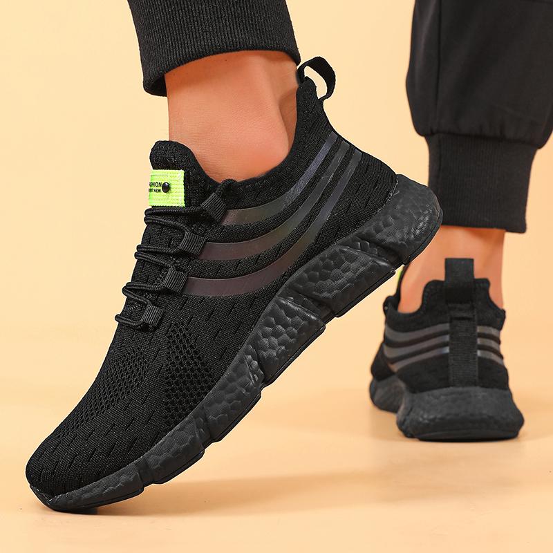 Sneakers Women Lightweight Mesh Outdoor Running Strap Comfortable Anti Slip Hiking Couple Large Flat Bottomed Casual Tennis Shoe