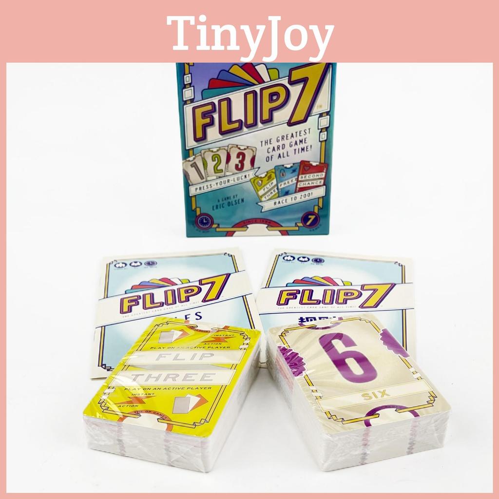 Flip7 Card Game For Party Gatherings With Educational And Interactive Features For Family And Friends