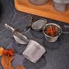 1pc Stainless Steel Tea Infuser Mini Tea Strainer Spice Separator Cup Household Kitchen Tea Cup Tea Leaf Strainer