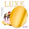 Cake board base gold 26 cm 1,2 cm set 10 pcs cake drum round luxe brand4cake