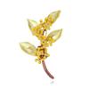 The Osmanthus Brooch Is A High-end, Elegant and Simple Item for Women. The Brooch Has A Niche Design Sense