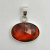 Natural Ammolite 19 Ct CERTIFIED Oval 925 Sterling Silver Gems Pendant For Gift