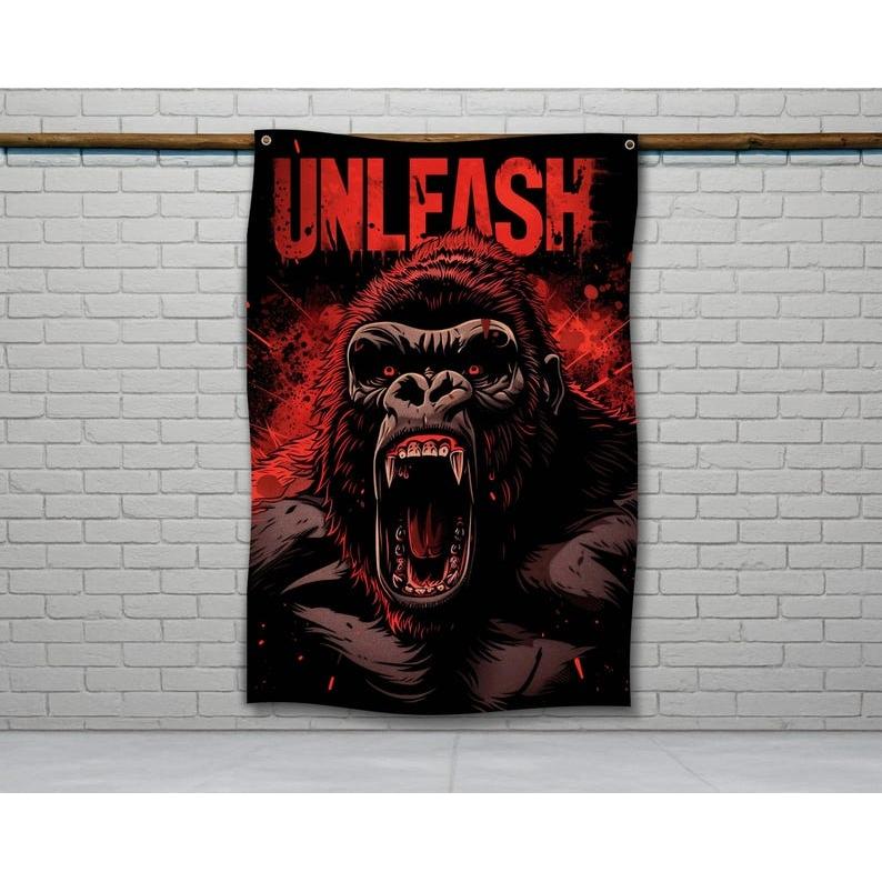 Gorilla Gym Flag tapestry 75x100