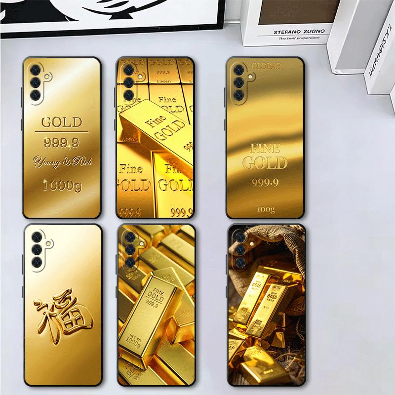 Fine Gold Pattern Printing Soft Phone Case for Samsung A17 A37 A57 A16 A26 A36 A56 A15 A25 A35 A55 A14 A24 A34 A54 A13 A23 A33 A