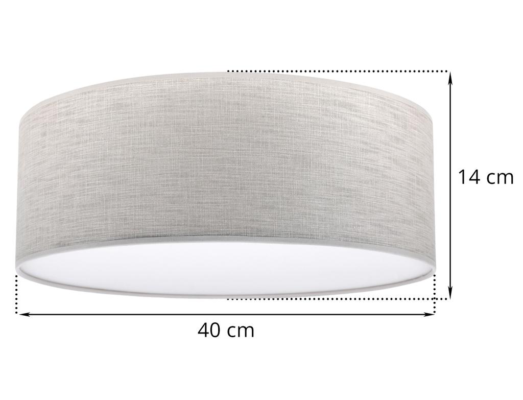 STONE PLEXI CEILING LAMP LIGHT BEIGE 40CM