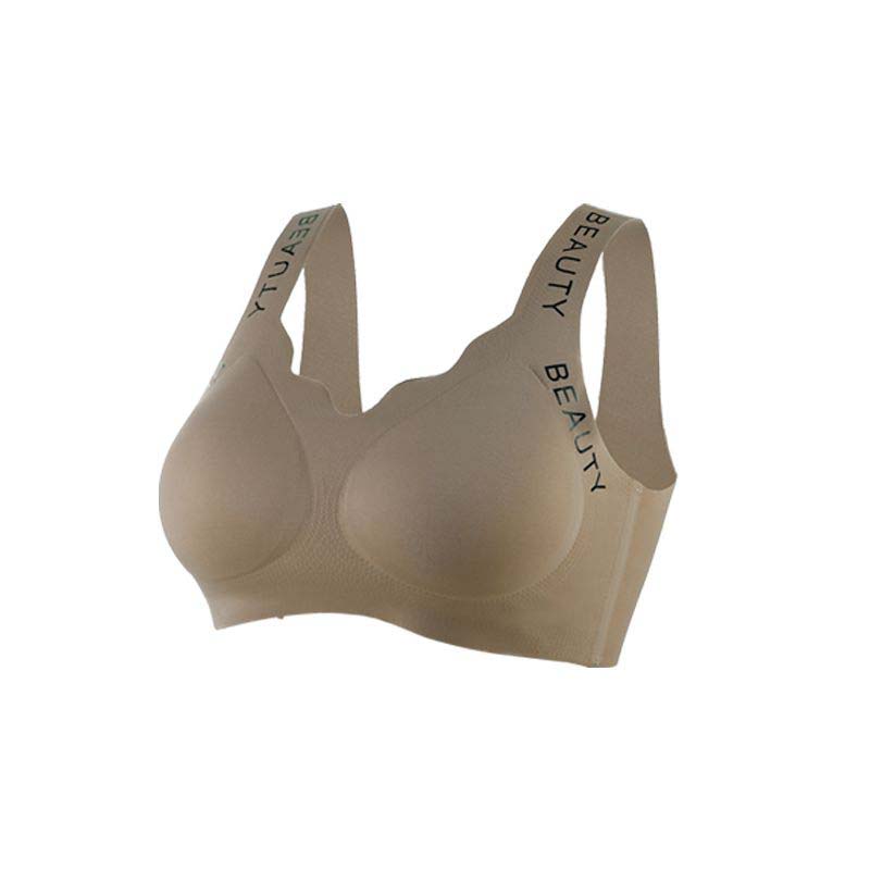 

Бюстгальтер Push Up, бесшовный беспроводной бюстгальтер, топ для женщин, мягкая тонкая чашка, женское нижнее белье, сексуальное женское белье 3XL кофейный