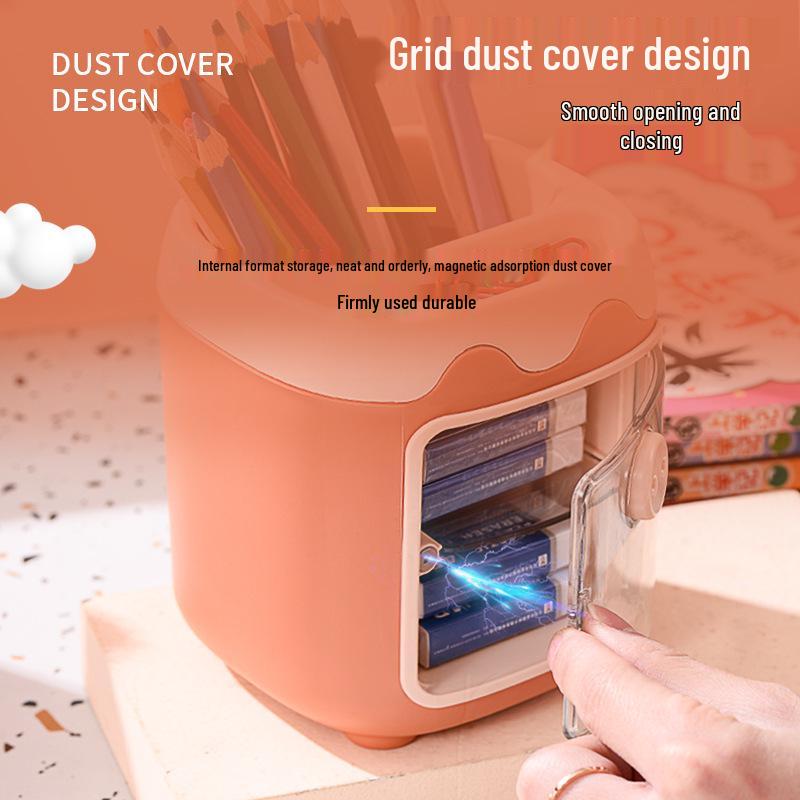 Multifunctional Cute Cartoon Pen Holder for Kids - Desktop Storage Box