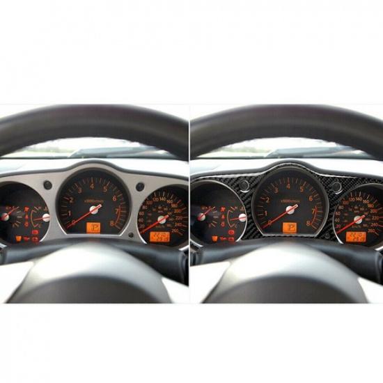 Carbon Fiber Interior trument Cluster Panel Cover Fits Nissan 350Z 2006-09