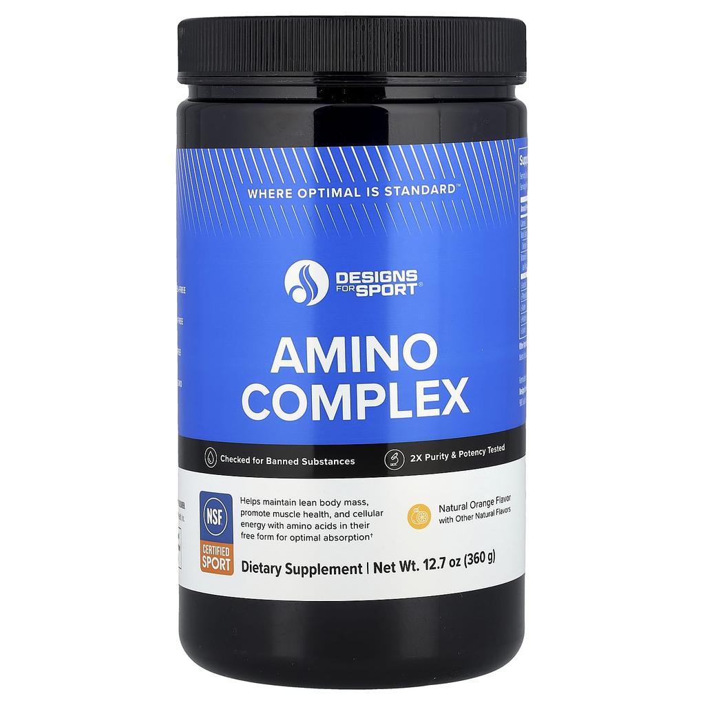 Designs For Health, Amino Complex, Natural Orange, 360g (12.7oz)