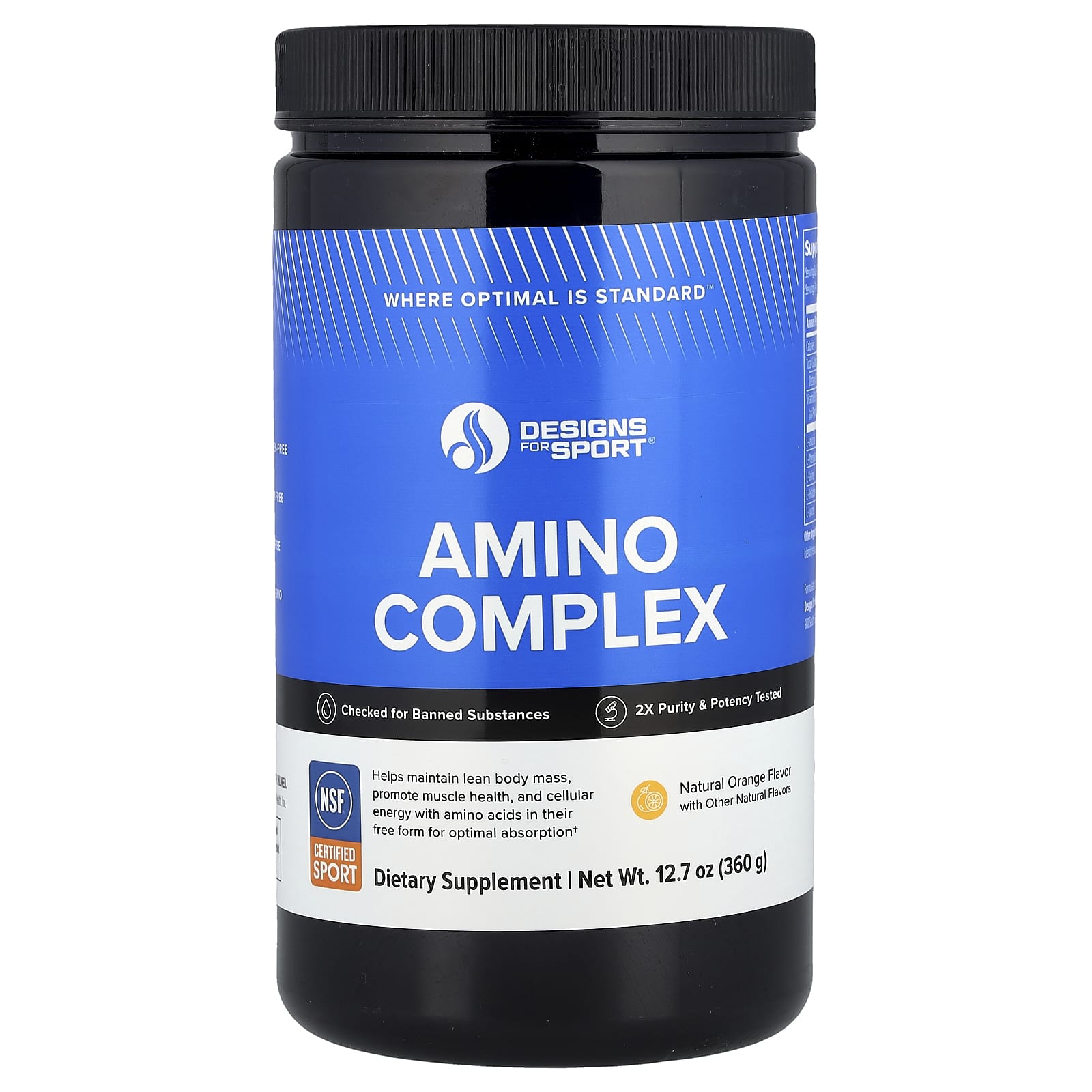 

Amino Complex, Natural Orange, 360G(12.7Oz)