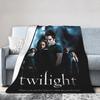 Die Twilight Vampirfilm-Decke Flanelldruck Drama Romanze Fantasy Film Multifunktional Superweiche Überwurfdecken für Reisen
