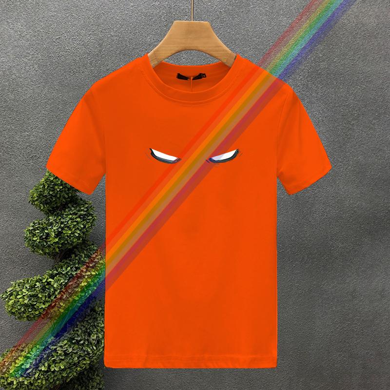 New Luxury Brand High Quality 100% Cotton Printing Couple Tees Summer Harajuku For Men/Women Short Sleeve T-shirt Asian Size