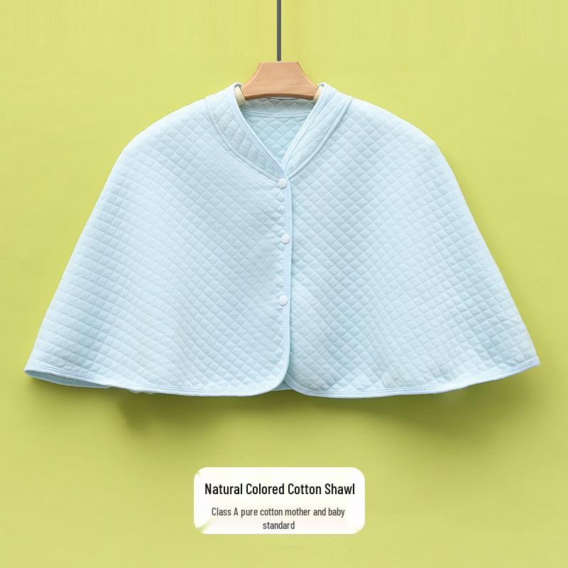 Vier Jahreszeiten Postpartum Baumwollschal zum Stillen - Klimatisierter Raum Schulterwärmer