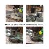15pcs Diamond Coated Drill Bit Set Tile Marble Glass Ceramic Hole Saw Drilling Bits For Power Tools 6mm-50mm