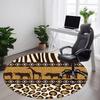 1pc African Giraffe Stripes Office Round Area Rug, Under Office Chairs Bedroom Living Room Home Decor, Room Deco