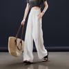 SOFSIL Women's Lightweight Wide-Leg Elastic Waist Pants