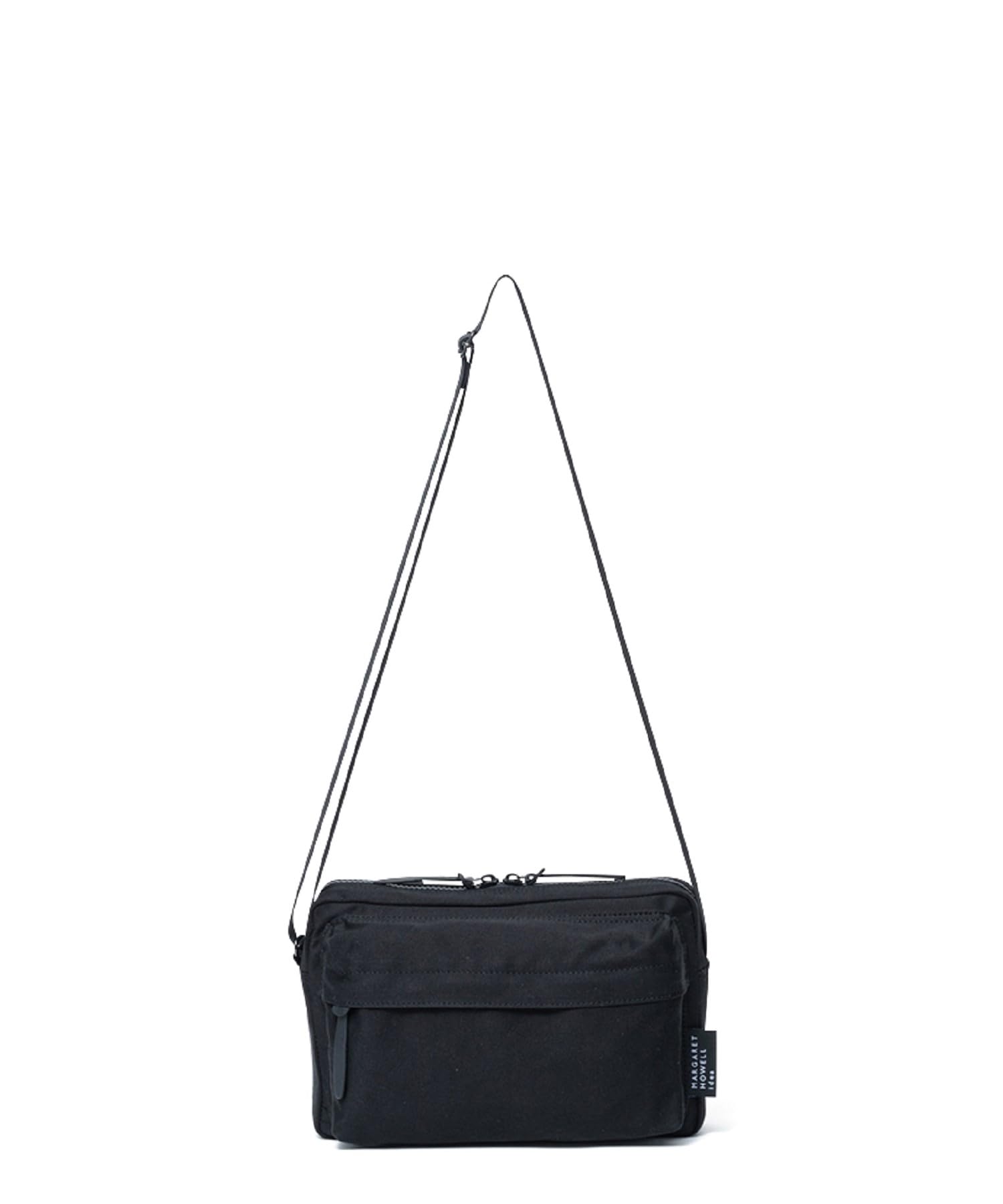 HOWELL Weatherproof Margaret Howell Shoulder Bag Functional Super [MARGARET idea] (S) Unisex, Lightweight, 100% Cotton, Yarn, Water-Repellent чёрный