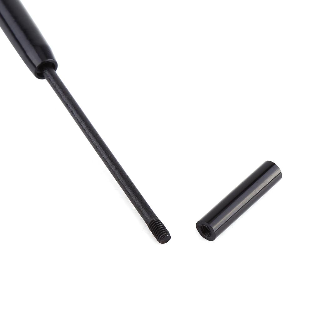 Car Three Sections Extendable Alloy Bee Sting Radio Roof Mast Aerial Ariel AM/FM Silver