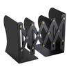20cm Metal Bookend Retractable Desktop Book Stand Space-saving Book Organizer Holder Stable Book Rack For Home School Office