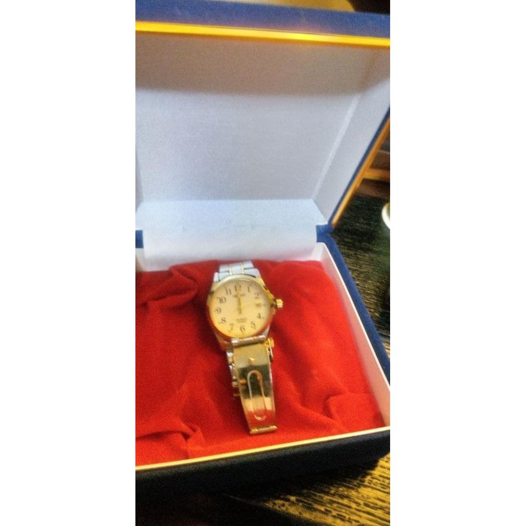 7\31 Posting ends ORIENT quartz watch gold/silver