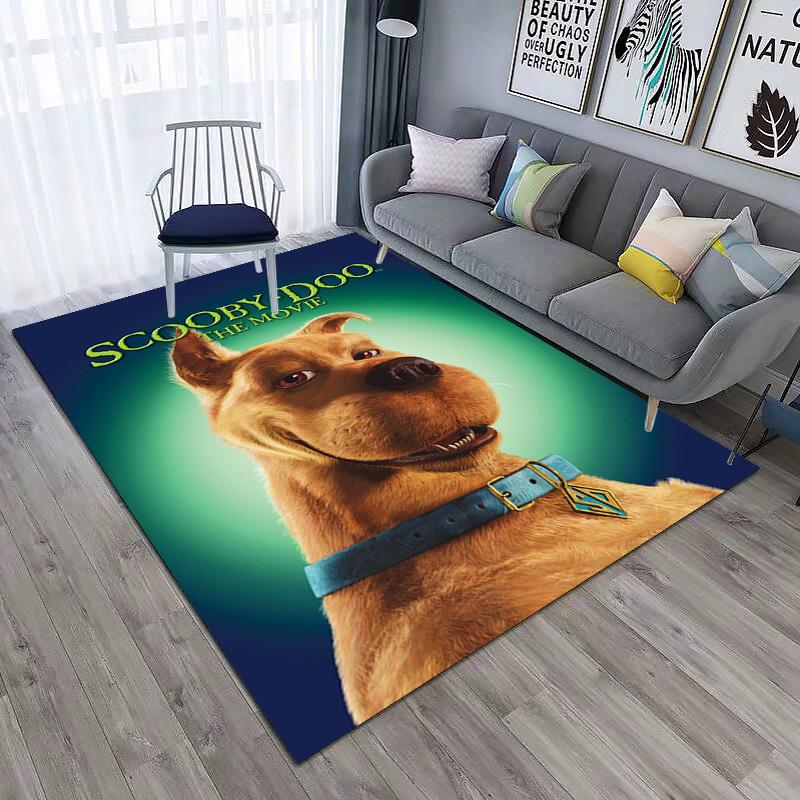 Halloween cartoon comedy adventure movie Scooby-Doo carpet is suitable for living room and bedroom doormats office balcony decorative carpet V14