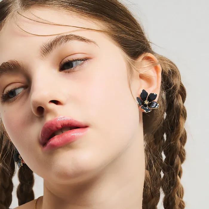 Luna Blossom Flower Earrings