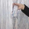 2.6m Silk Laser Rain Curtain for Stage & Party Decor