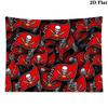 Tampa Bay Buccaneers Logo Wall Tapestry Aesthetic Wall Hanging Printed Fabric Blanket Decorative Tapestries for Bedroom Living Room Home Decor
