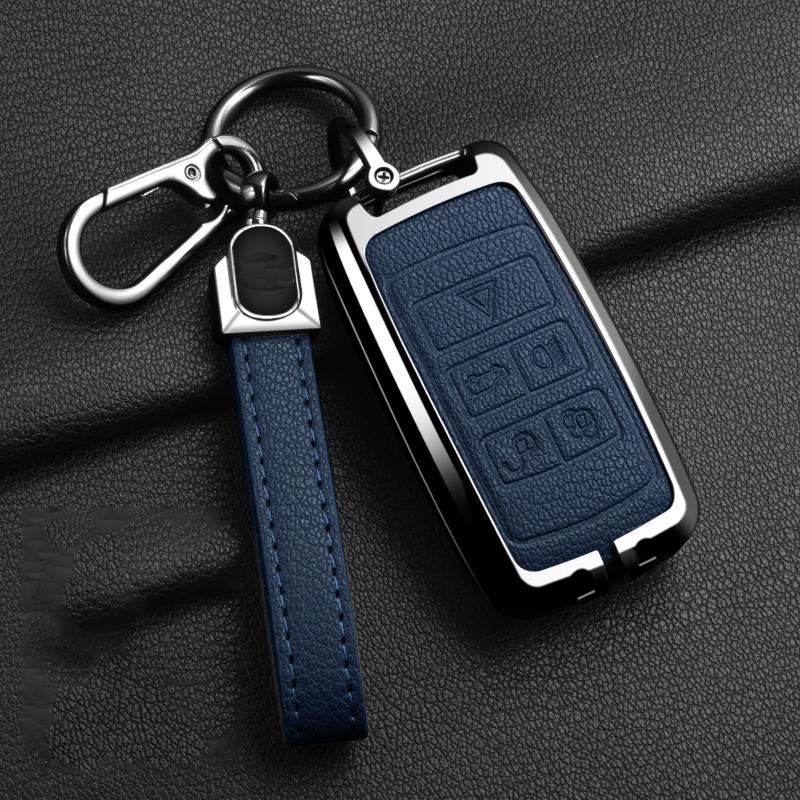 Zinc Alloy Car Key Case Cover Smart Remote Protection Shell For Land Rover Range Rover Evoque Discovery Sport Velar Accessories
