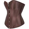 Corset satinat push-up cu control abdominal și tanga