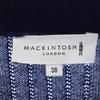 Mackintosh Wolle Langarm V-Ausschnitt langer Strickcardigan 38 Marineblau Damen Gebraucht