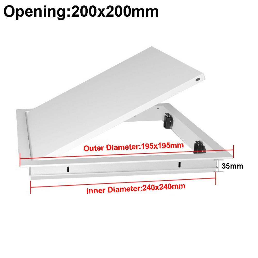 Aluminum Alloy Access Door Removable Ceiling Panel Rust Resistant Access Panel