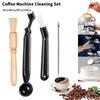 3/4/5/14 Adet Kahve Makinesi Temizleme Seti Kahve Öğütücü Fırçası Espresso Kahve Makinesi Demleme Grubu Başlığı Temizleme Fırçası İçin