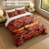 Decorative Artwork Theme Personalized 3Pcs Bedding Set Custom Text & Name 1 Sheet 2 Pillowcases Household Bedding 1pc