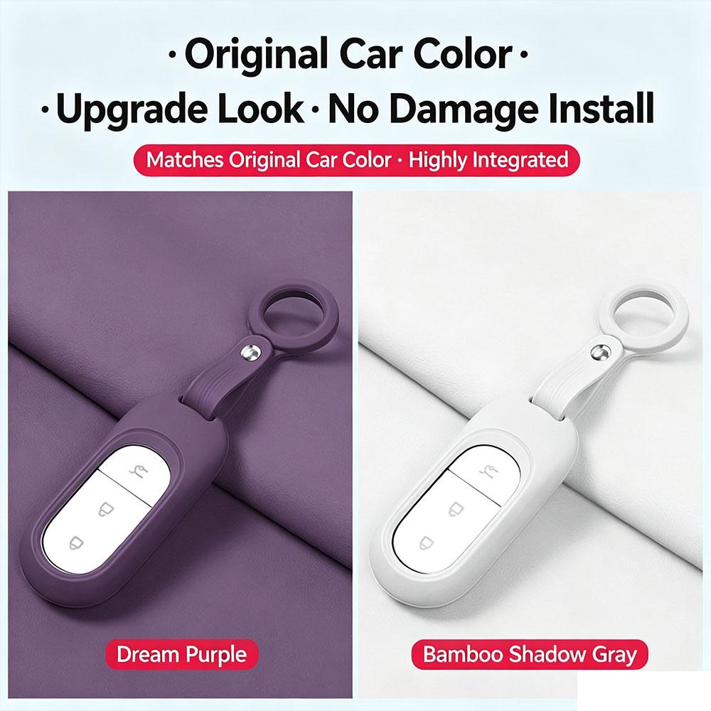 For Leapmotor B10/B01/B03X/B05 Car Card Key case Protective Shell Silicone/ABS Fully Transparent Full Package Car Accessories
