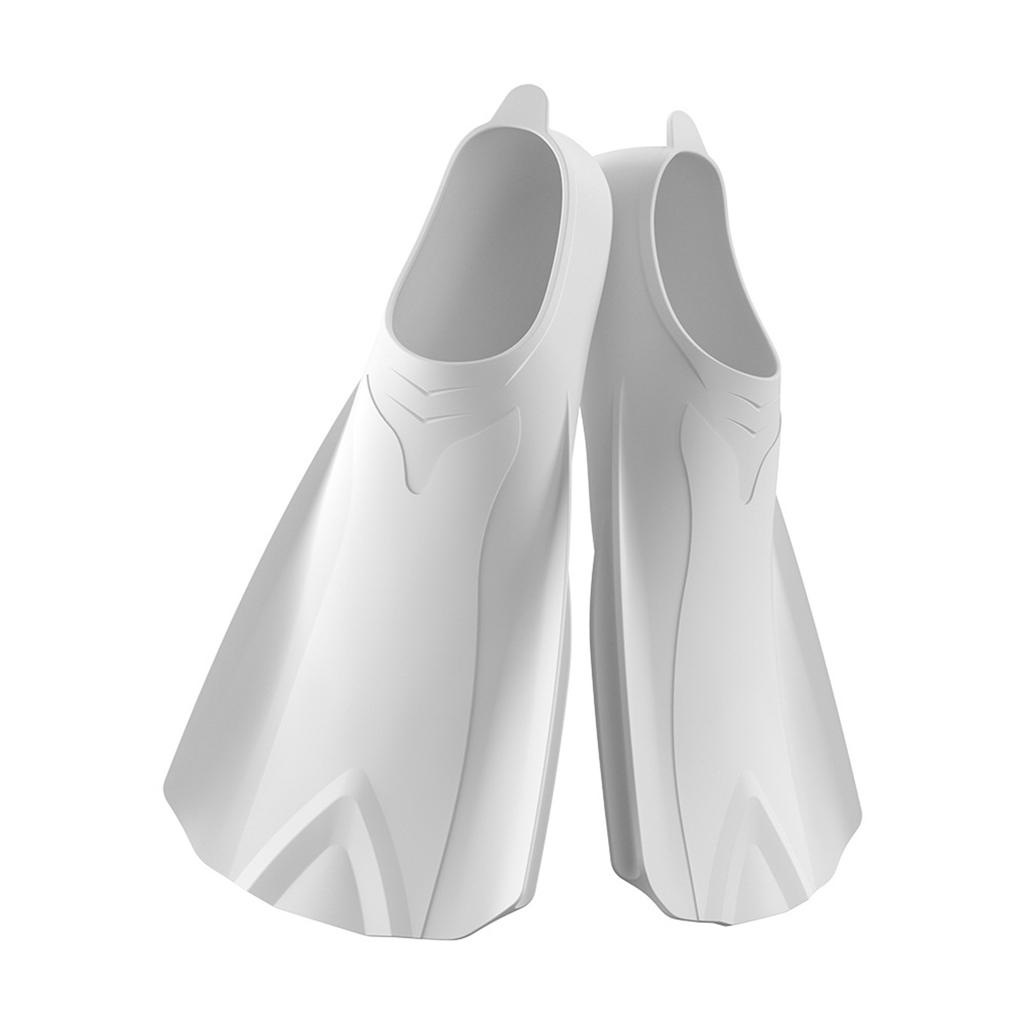 Swim Training Fins Travel Size Flippers Professional Swimming Fins Comfortable Silicone Short Flippers for Women Man